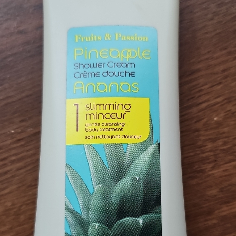New Fruits & Passion Pineapple Shower Cream - Slimming Gentle Body Cleanser Disc - Picture 6 of 6